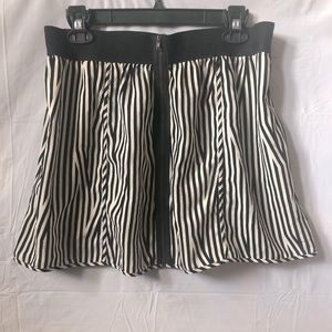 Silence & noise zebra print mini skirt